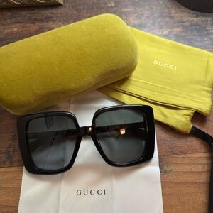 Authentic Gucci Black Sunglasses